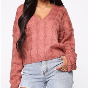 Fashion Nova Knit Sweater 2 L